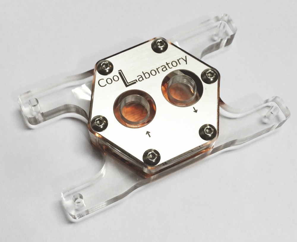 Водоблок СВО процессора Coollaboratory Alpheos Liquid Cooler - AMD Edition