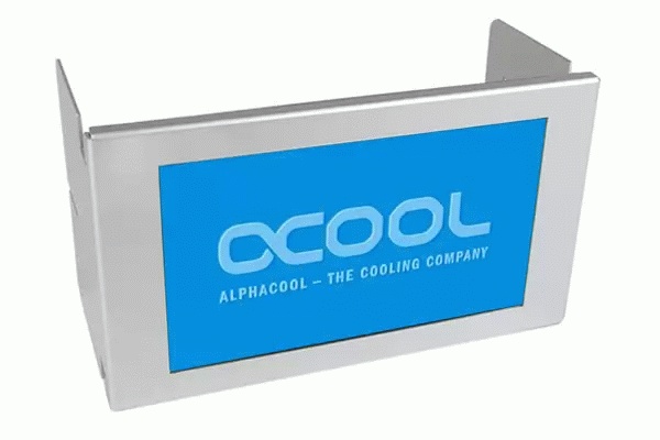 5,25 Панель Alphacool Graphical LCD-Display 240x128 Pixel Blue Negative - silver