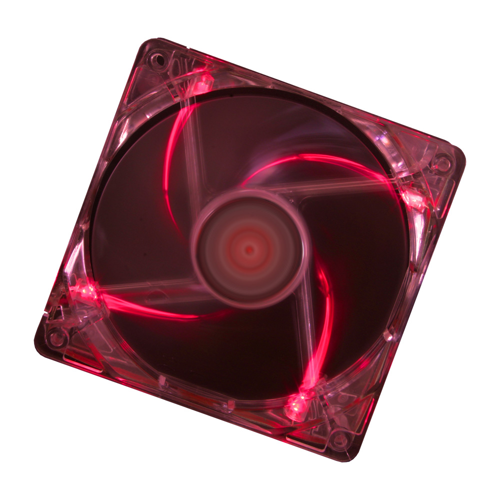 Вентилятор 120x120x25 XILENCE 1400 RPM Red LED COO-XPF120.TR