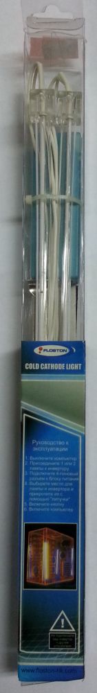 набор 2 лампы холодный катод Floston Комплект из 2-х белых ламп 30 см, с инвертором