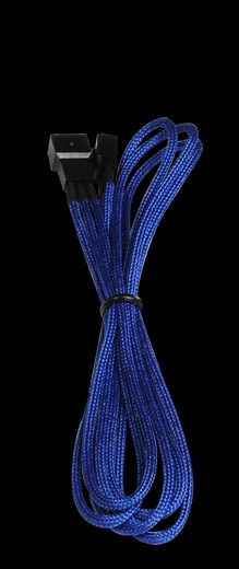 Удлинитель BitFenix 3-pin Fan 90см голубой/черный