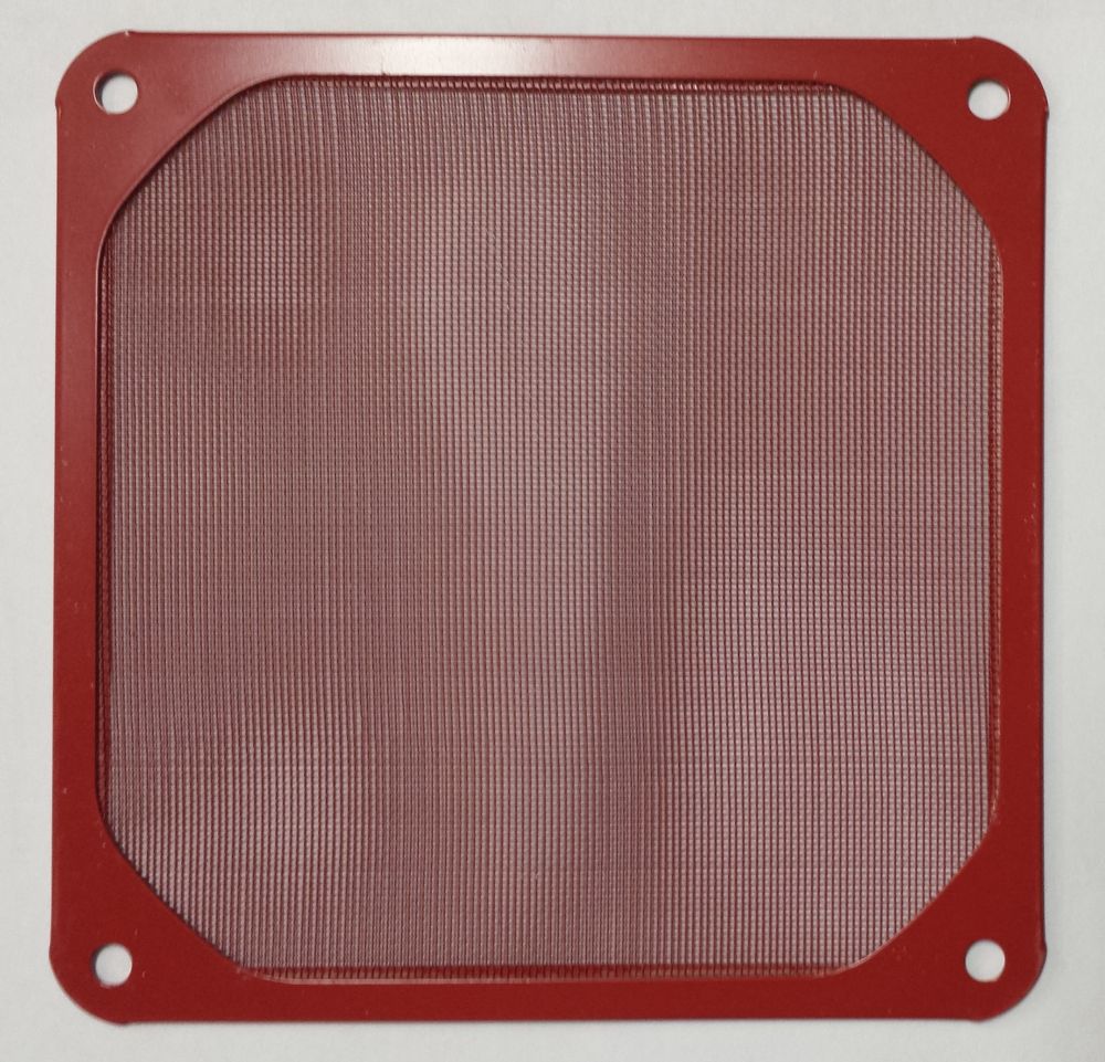 пылевой фильтр EVERCOOL 120x120 FGF-120/M красная