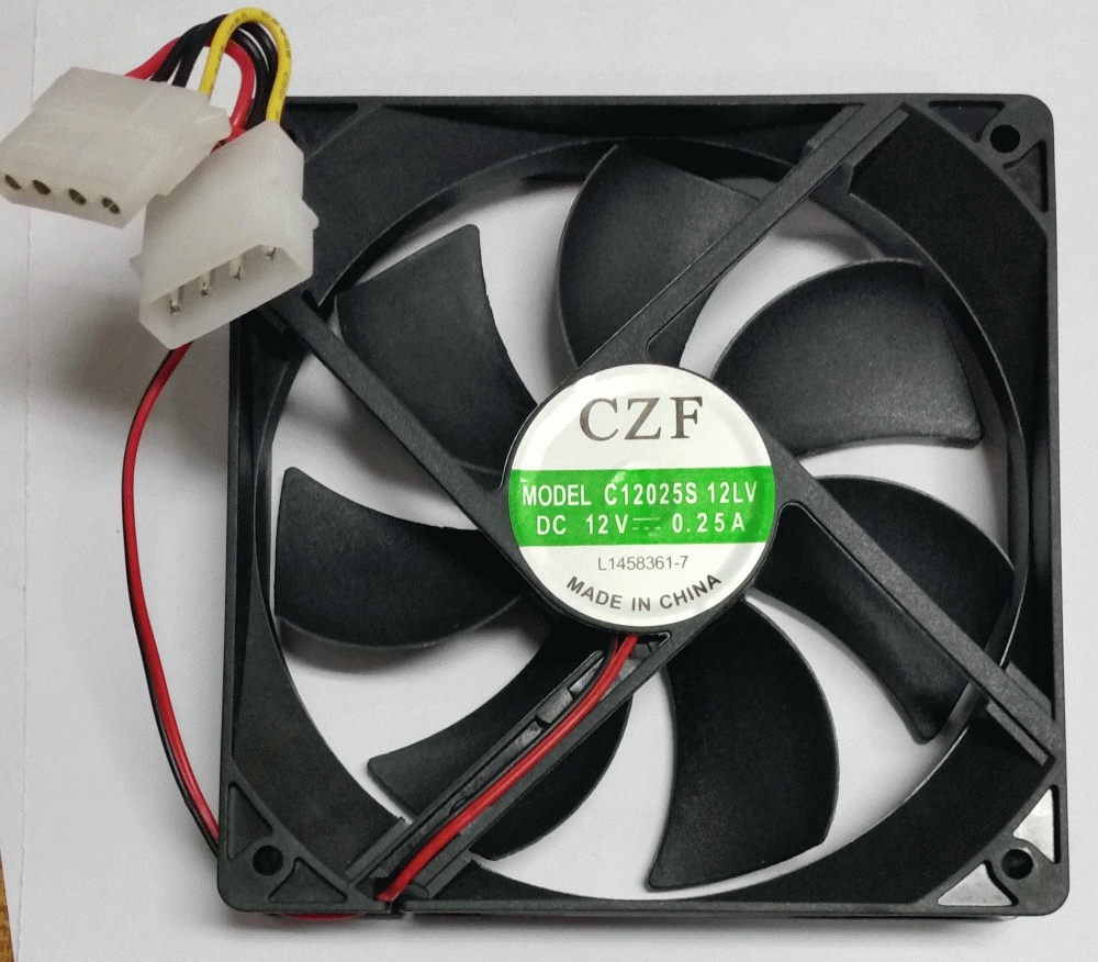 Вентилятор 120x120x25 Generic CFZ C12025S 12LV 12v 0.25a L1458361-7