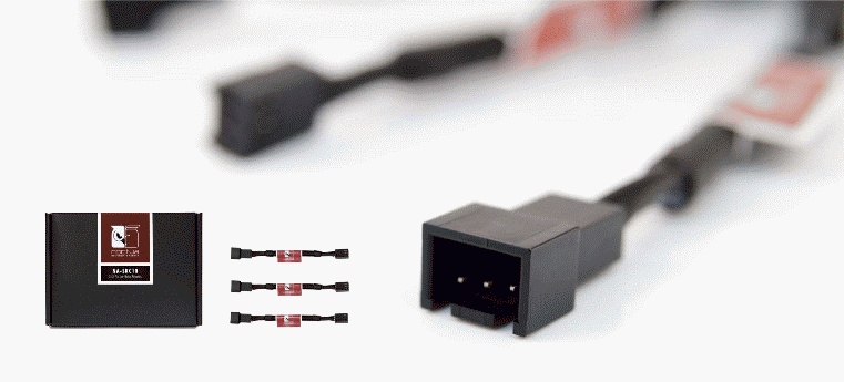 Переходник Noctua 3pin => 3pin понижающий NA-SRC10 Low-Noise Adapter 3шт