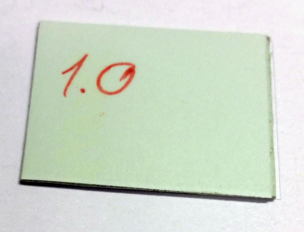 Термопрокладка CoolerA 25x33x1.0mm мягкая 5wmk<br /> Gap Pad 5000S35 мягкая 5wmk