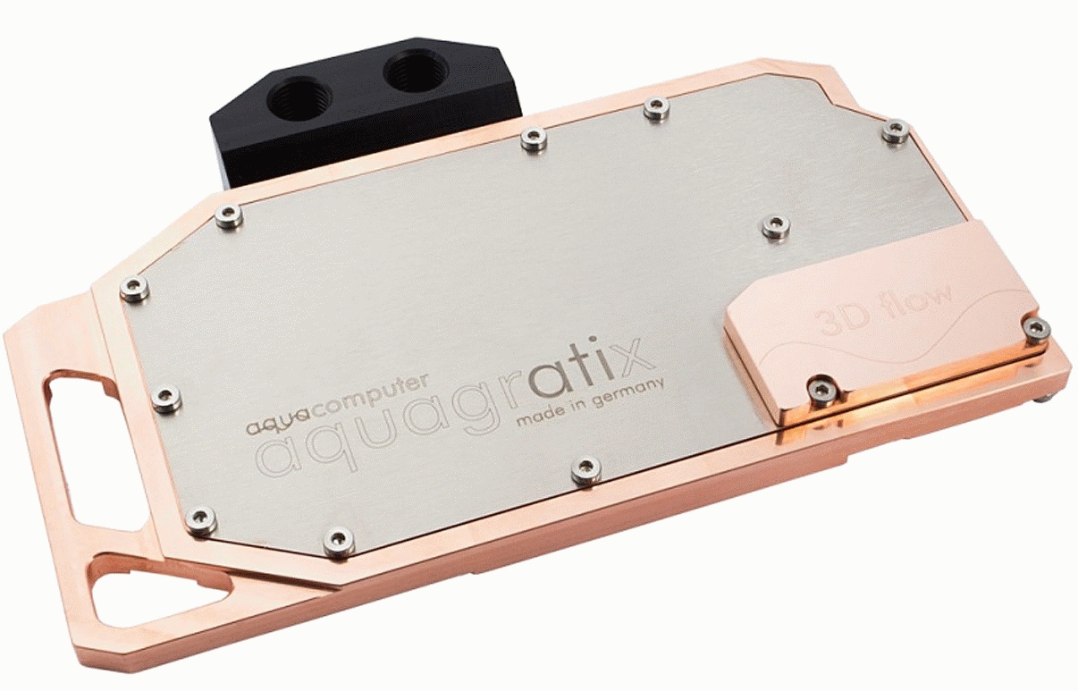 Водоблок СЖО видео Aqua aquagrATIx for R9 280X and HD 7970 (Tahiti XT) G1/4 12576