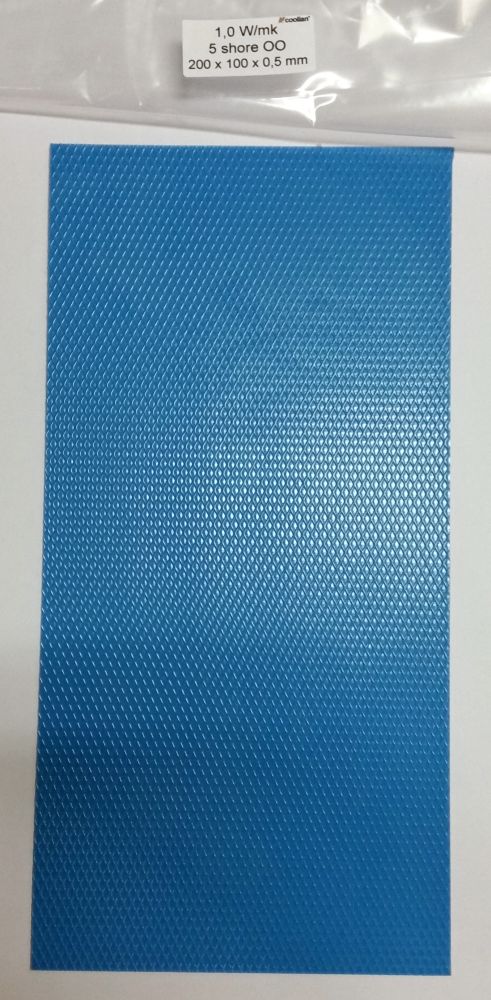 Термопрокладка Coolian 200х100x0.5mm мягкая 1wmk