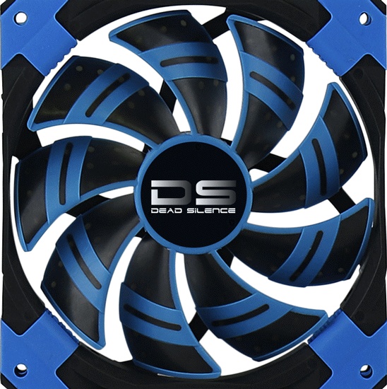 Вентилятор 120x120x25 AeroCool DS Blue LED 1200rpm