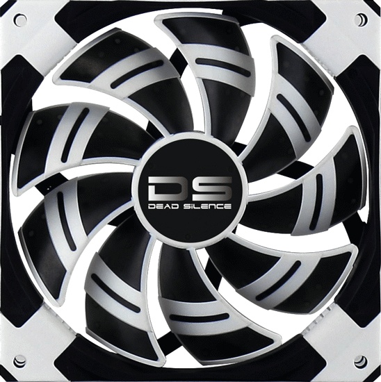 Вентилятор 120x120x25 AeroCool DS White LED 1200rpm