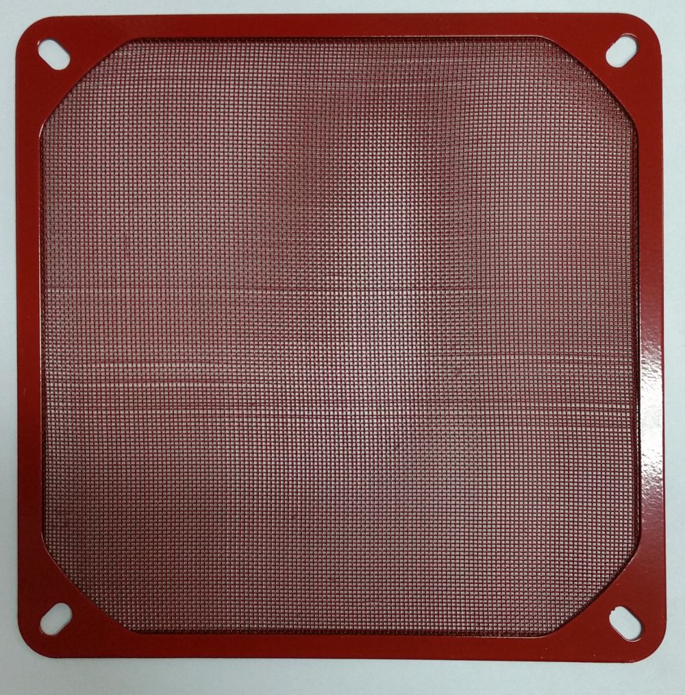 пылевой фильтр EVERCOOL 140x140 FGF-140/M/ красная
