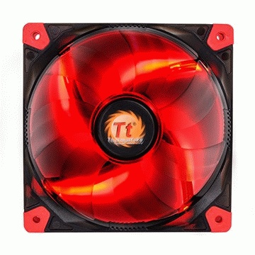 Вентилятор 120x120x25 Thermaltake Luna 12 LED Red (CL-F017-PL12RE-A)