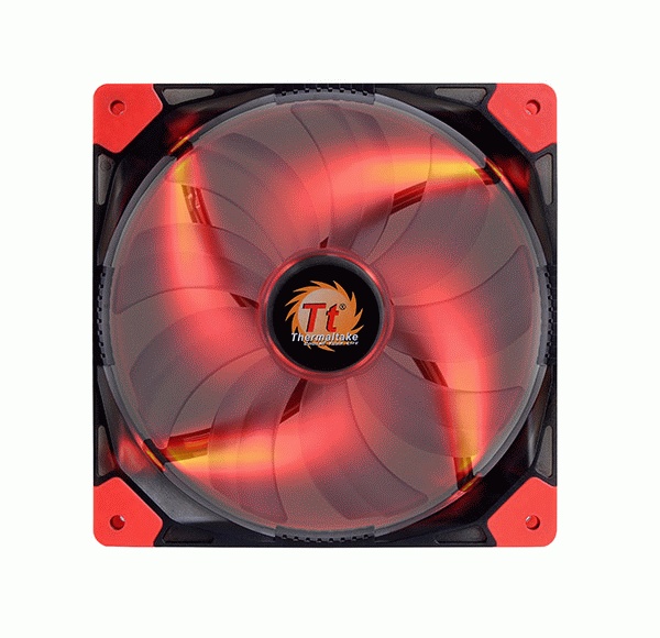Вентилятор 140x140x25 Thermaltake Luna 14 LED Red (CL-F022-PL14RE-A)