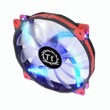Вентилятор Thermaltake 200х200х30 Luna 20 LED Blue (CL-F024-PL20BU-A)