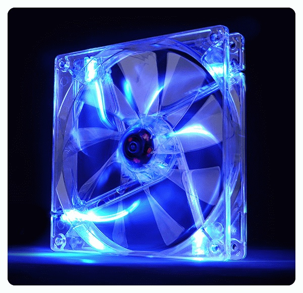 Вентилятор 140x140x25 Thermaltake Pure 14 LED Blue (CL-F014-PL14BU-A)