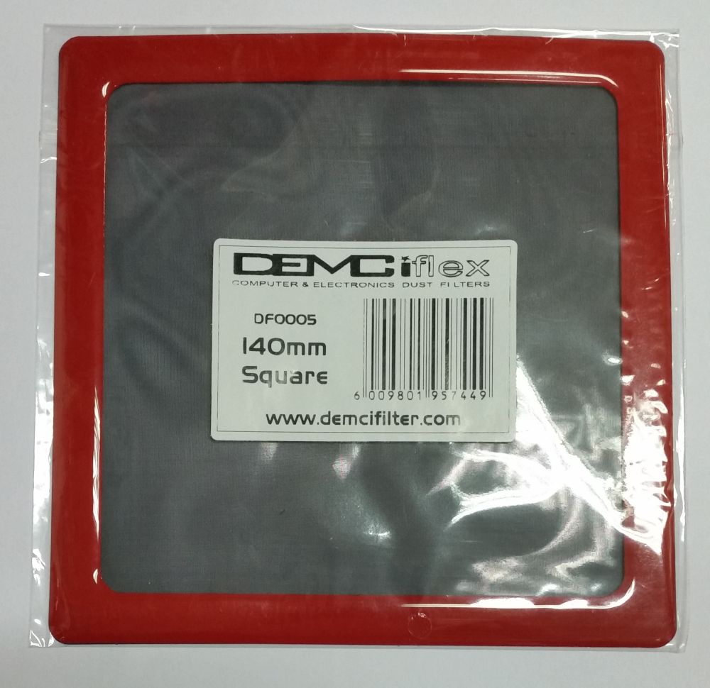 пылевой фильтр DEMCiflex DEMCiflex Dust Filter 140mm квадратный красный DF005