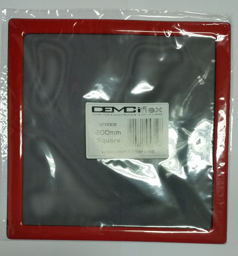 пылевой фильтр DEMCiflex DEMCiflex Dust Filter 200mm квадратный красный DF0008