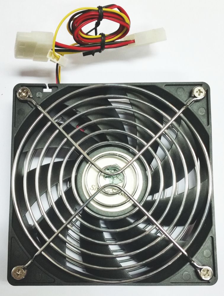 Вентилятор 120x120x25 SilverStone DF1202512RFLN 120mm Black Case Fan, 4-Pin Power