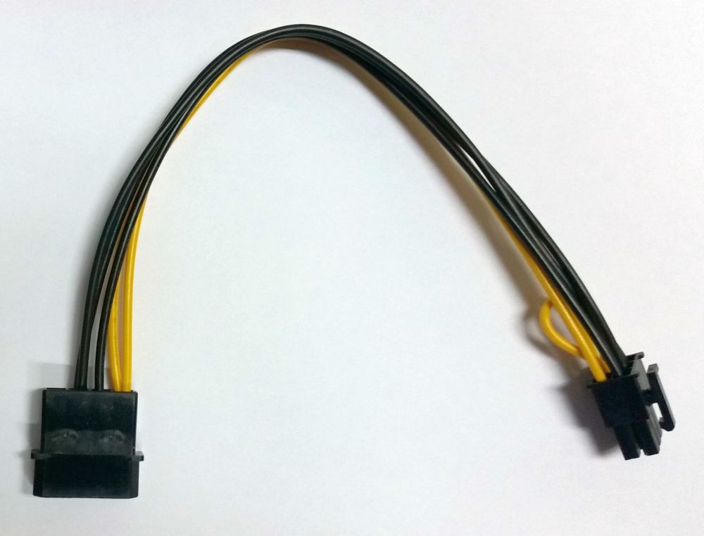 переходник Generic Мolex 4 pin на 6 pin PCI-E VGA