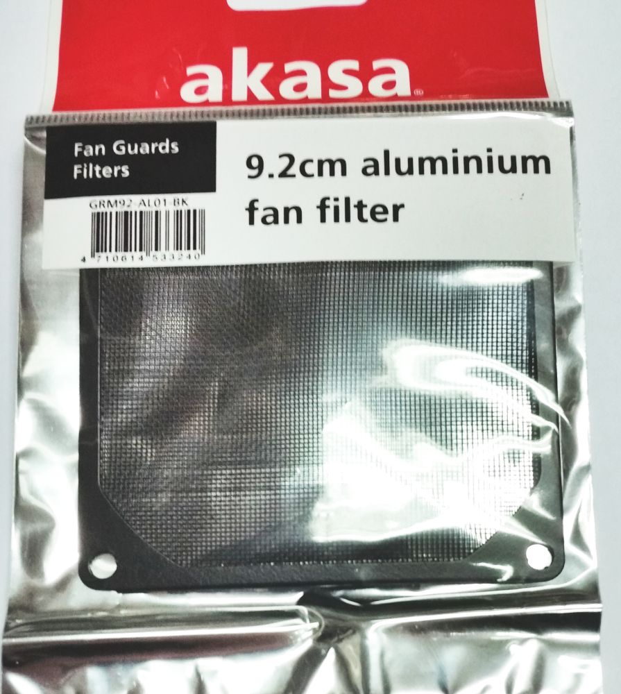 Пылевой фильтр Akasa 92x92 fan filter GRM92-AL01-BK