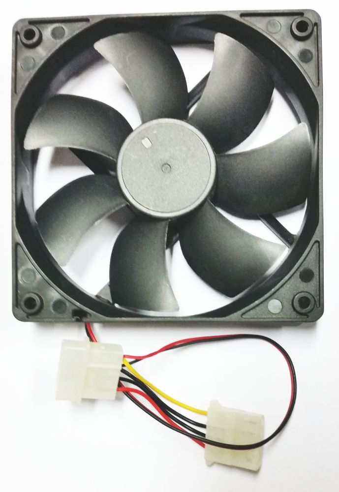 Вентилятор 120x120x25 Generic 12025B 12v Molex ball bearing motor