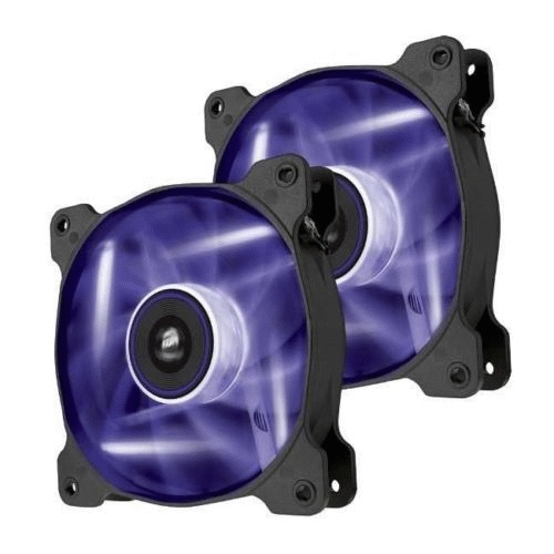 Вентилятор 120x120x25 Corsair AF120 LED Purple Quiet Edition Twin Pack (CO-9050016-PLED)