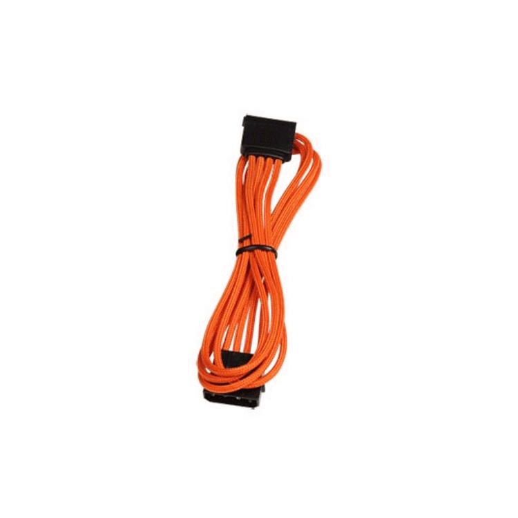 переходник BitFenix Molex to SATA 45cm Orange/Black
