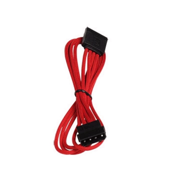 переходник BitFenix Molex to SATA 45cm Red/Black