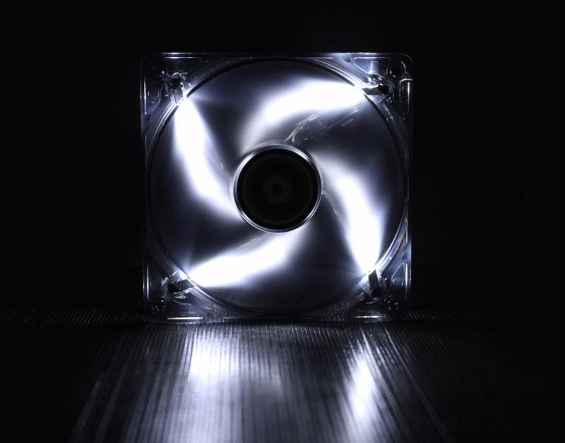 Вентилятор 140x140x25 BitFenix Spectre LED PWM Белый BFF-BLF-P14025W-RP
