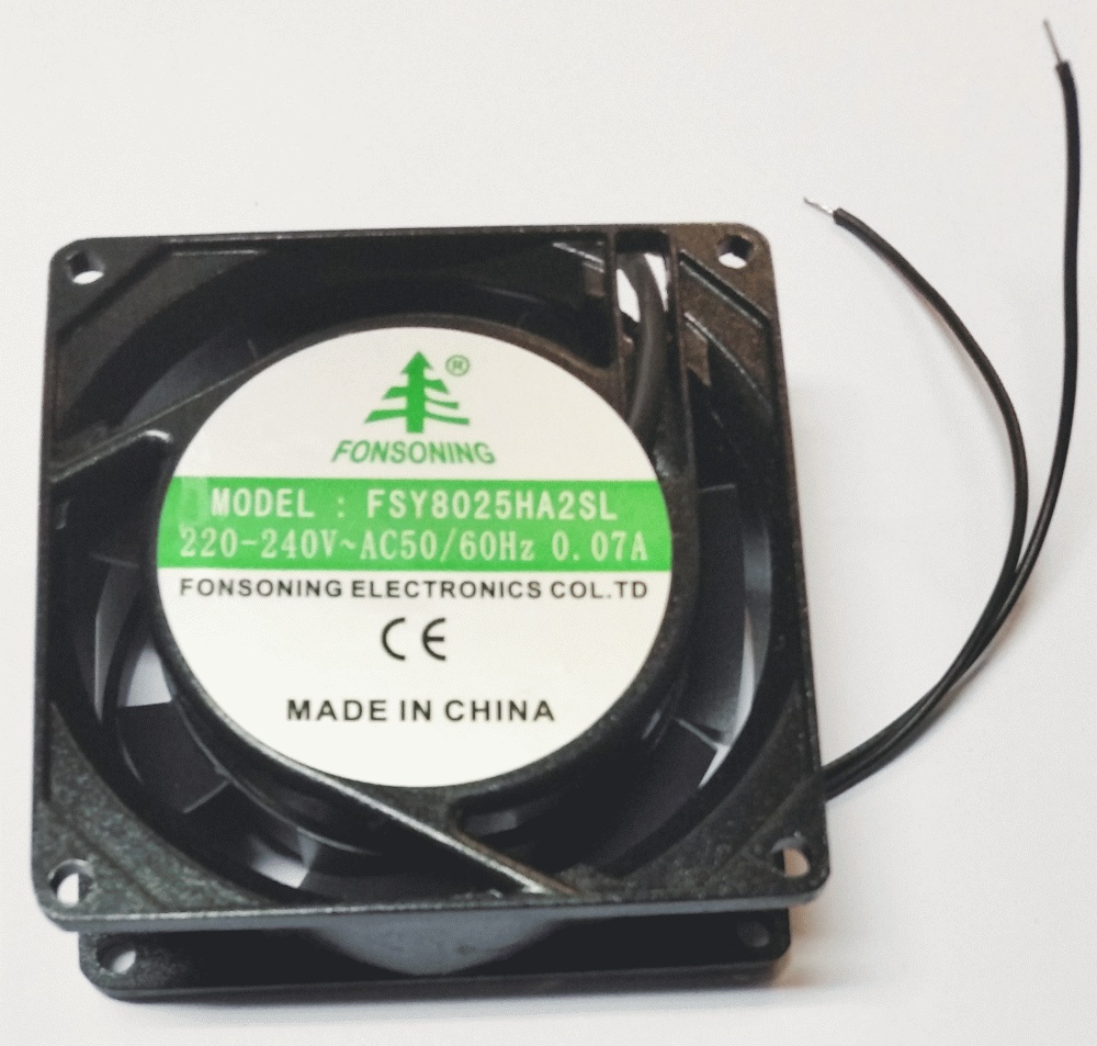 Вентилятор Fonsoning 80x80x25 220v FSY8025HA2SL