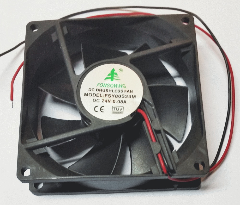 Вентилятор 80х80х25 Fonsoning FSY80S24M 24v 0.08a