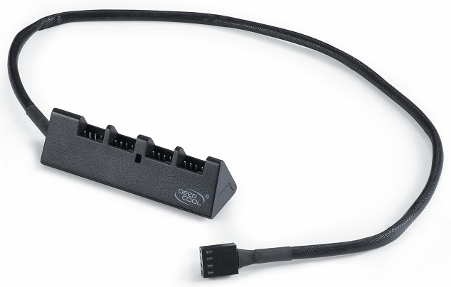 Разветвитель Deepcool FAN HUB на 4 PWM вентилятора