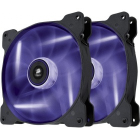 Вентилятор 140x140x25 Corsair SP140 High Pressure LED Fan Dual Pack, Purple (CO-9050038-WW)