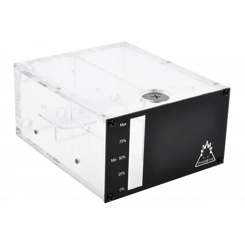 СВО Phobya Резервуар 5,25 Dual Bay Reservoir Black V.2
