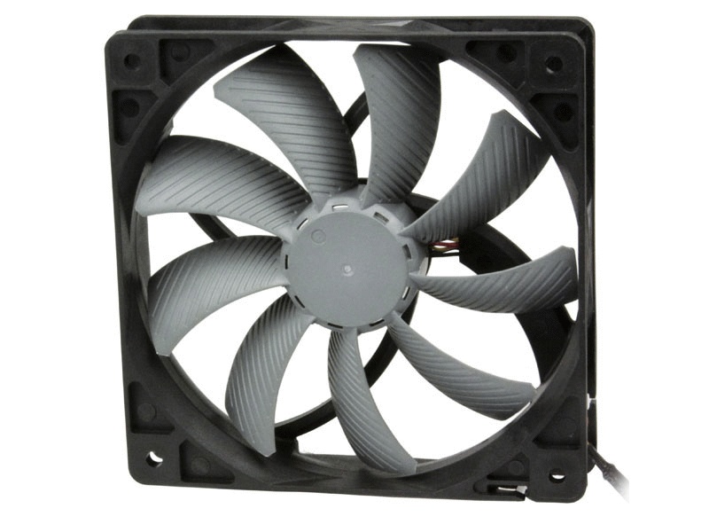 Вентилятор 120x120x25 Scythe Glide Stream SY1225HB12MS-RKP 300-800/1150/1500rpm, PWM SC, механически