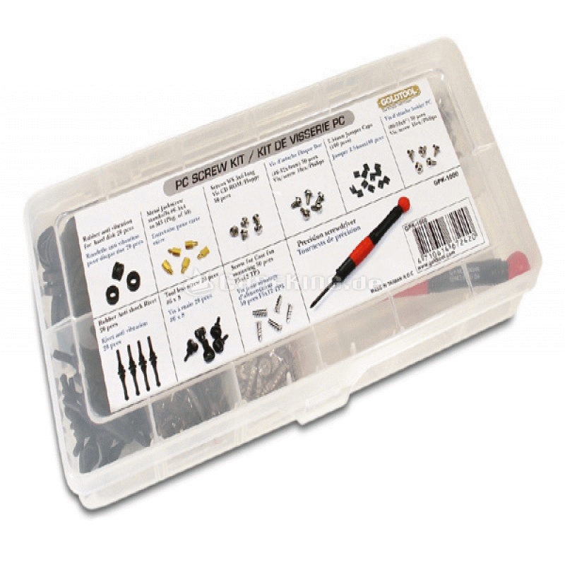 Крепеж Generic Набор крепежа для сборки PC-screw set, profi - 411pcs.