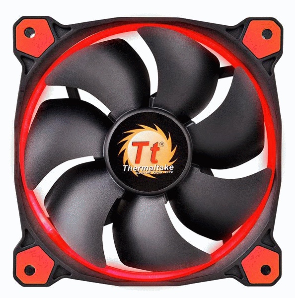 Вентилятор 120x120x25 Thermaltake Riing 12 LED Red (CL-F038-PL12RE-A)