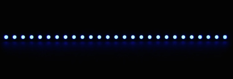 Светодиодная лента Nanoxia Rigid LED, 30см, ультрафиолетовая