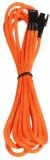 Удлинитель BitFenix 3-Pin 60cm Orange/Black