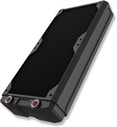 СЖО Hardware Black Ice Nemesis 280GTR, 2x140 мм, толщина 55 мм, черный N280GTR-F2PB
