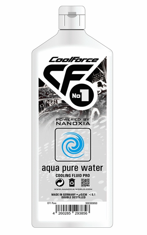 Жидкость Nanoxia CoolForce Aqua Pure Water, прозрачная, 1 литр CF1-PURE