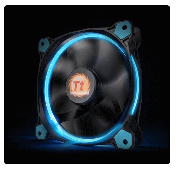 Вентилятор 140x140x25 Thermaltake Riing 14 LED Blue (CL-F039-PL14BU-A)