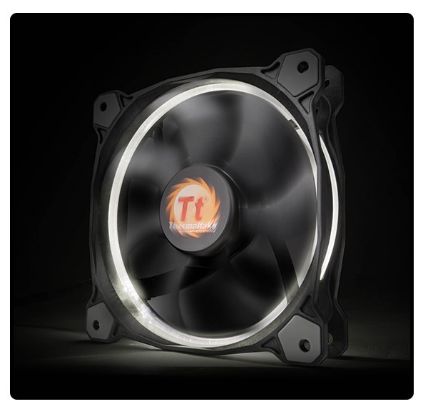 Вентилятор 120x120x25 Thermaltake Riing 12 LED White CL-F038-PL12WT-A