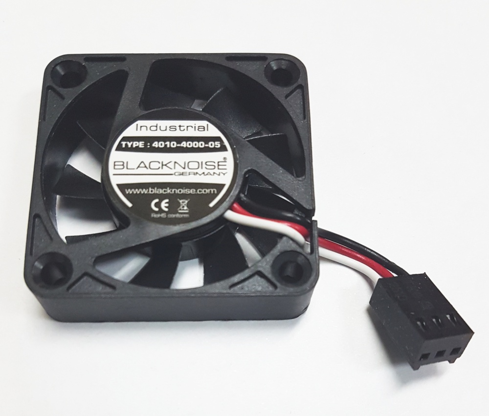 Вентилятор NoiseBlocker 40х40х10 4010-40-05 промышленный IP55 4000 об/мин, 19 дБА, напр. 5V