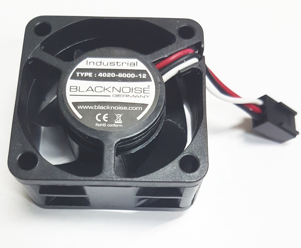 Вентилятор NoiseBlocker 40х40х20 4020-60-12 промышленный IP55 6000 об/мин, 31 дБА, напр. 12В