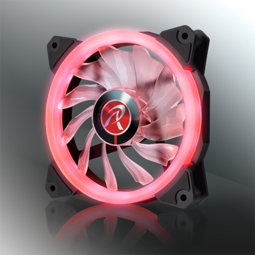 Вентилятор 120x120x25 RAIJINTEK IRIS 12 Красный