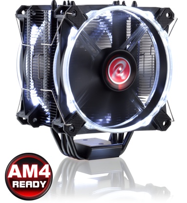 Кулер ЦПУ RAIJINTEK LETO PRO BLACK 2x120mm LED Белый