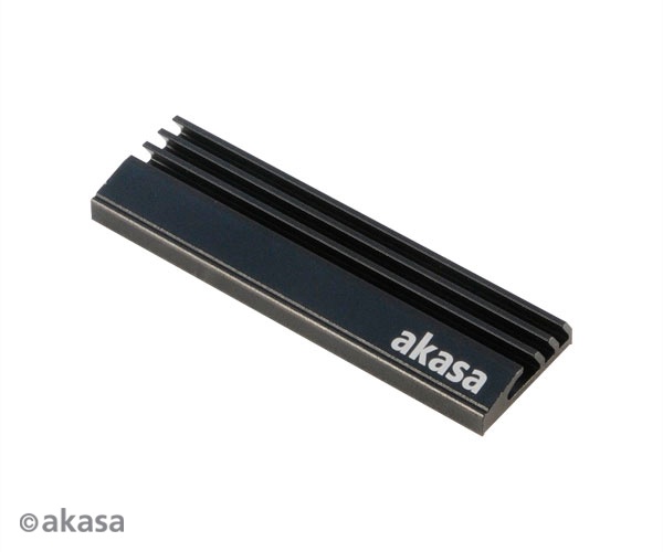 Охлаждение SSD Akasa Пассивный радиатор для охлаждения SSD M.2 A-M2HS01-BK
