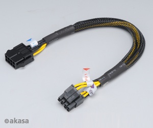 Удлинитель Akasa 8-pin EPS to 8 Pin(2*4 pin) (F) AK-CB8-8EXT