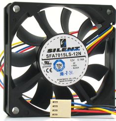 Вентилятор Cooler Master 70x70x15 SFA7015LS-12N 4 pin MB PWM