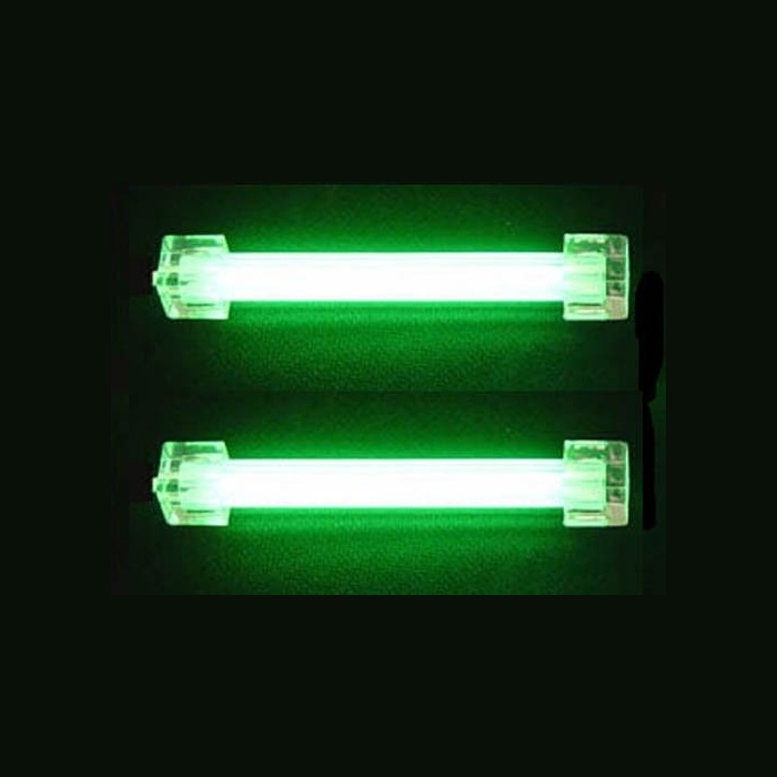 набор 2 лампы холодный катод Revoltec Twin Cold Cathod Kit Green 10cm  RM092